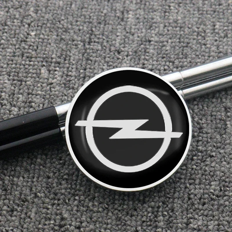 60mm Metal Car Wheel Hub Covers with Exquisite Stickers For Opel Insignia Astra Antara Meriva Zafira H G Cors