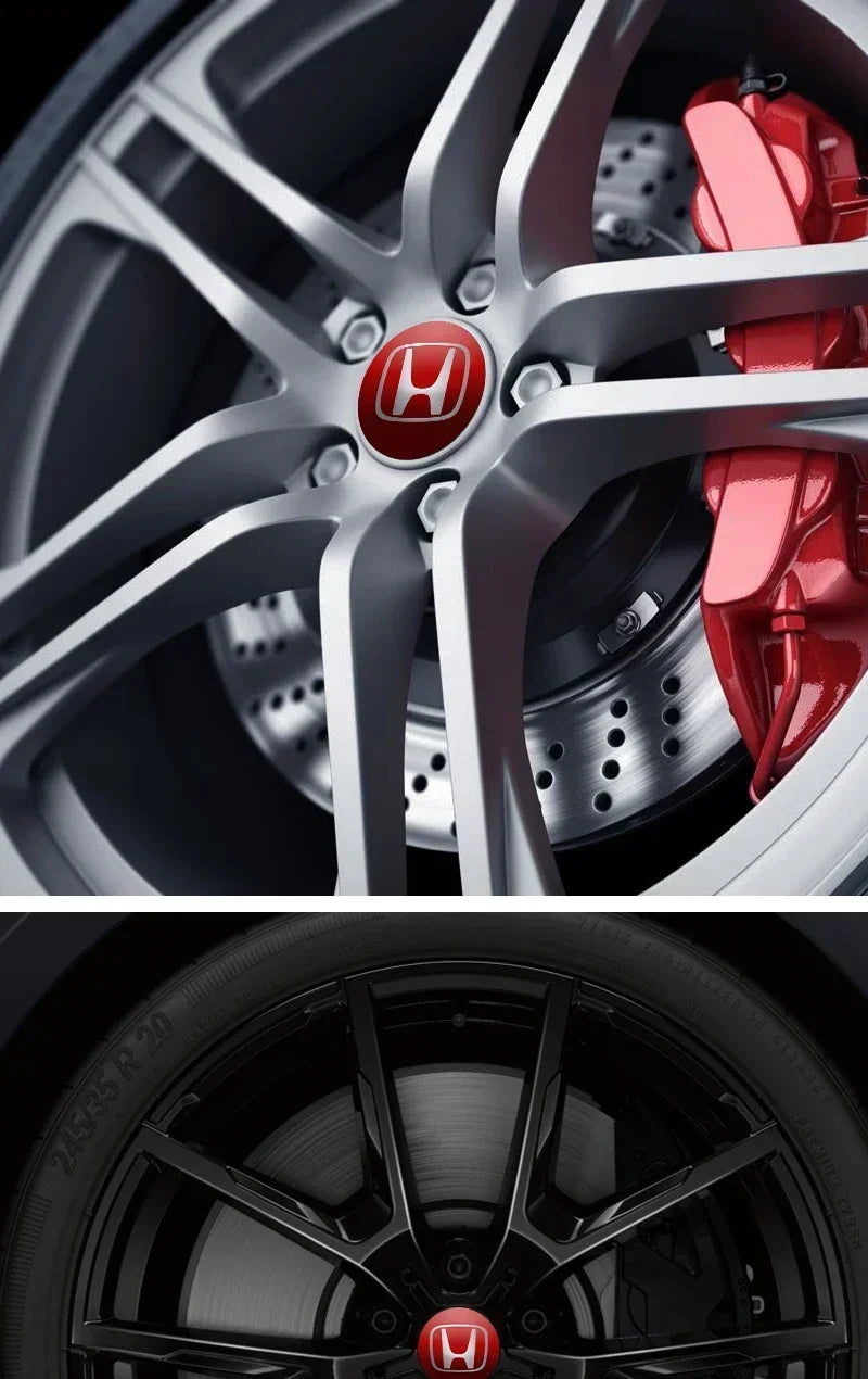 4Pcs 56mm Car Wheel Center Hub Caps Logo Sticker For Honda Civic Fit Jazz Accord CRV HRV City Odyssey Passport Pilot Vezel