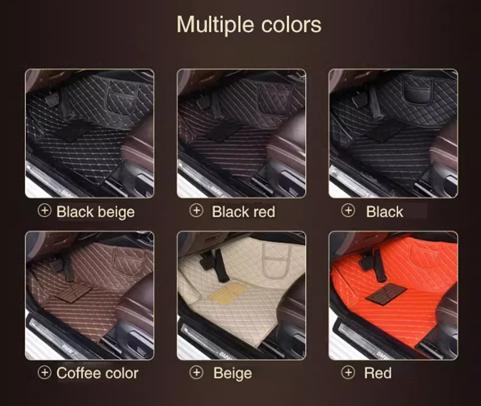 Custom Car Floor Mats For Porsche Taycan 2019 2020 2021 2022 2023 Anti-slip Wear-resistant Auto Carpets Foot Coche Accessories