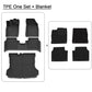 For VW ID.4 ID4 CROZZ 2021 2022 2023 2024 2025 TPE Floor Mats Rear Trunk Mats Layer Foot Pads Salon Carpet Full Cover LHD
