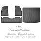 TPE Car Floor Mats For BYD Song Pro Dmi 2024 2025 Cargo Liners Waterproof Non-slip Seat Back Protector Trunk Mats Car Carpet