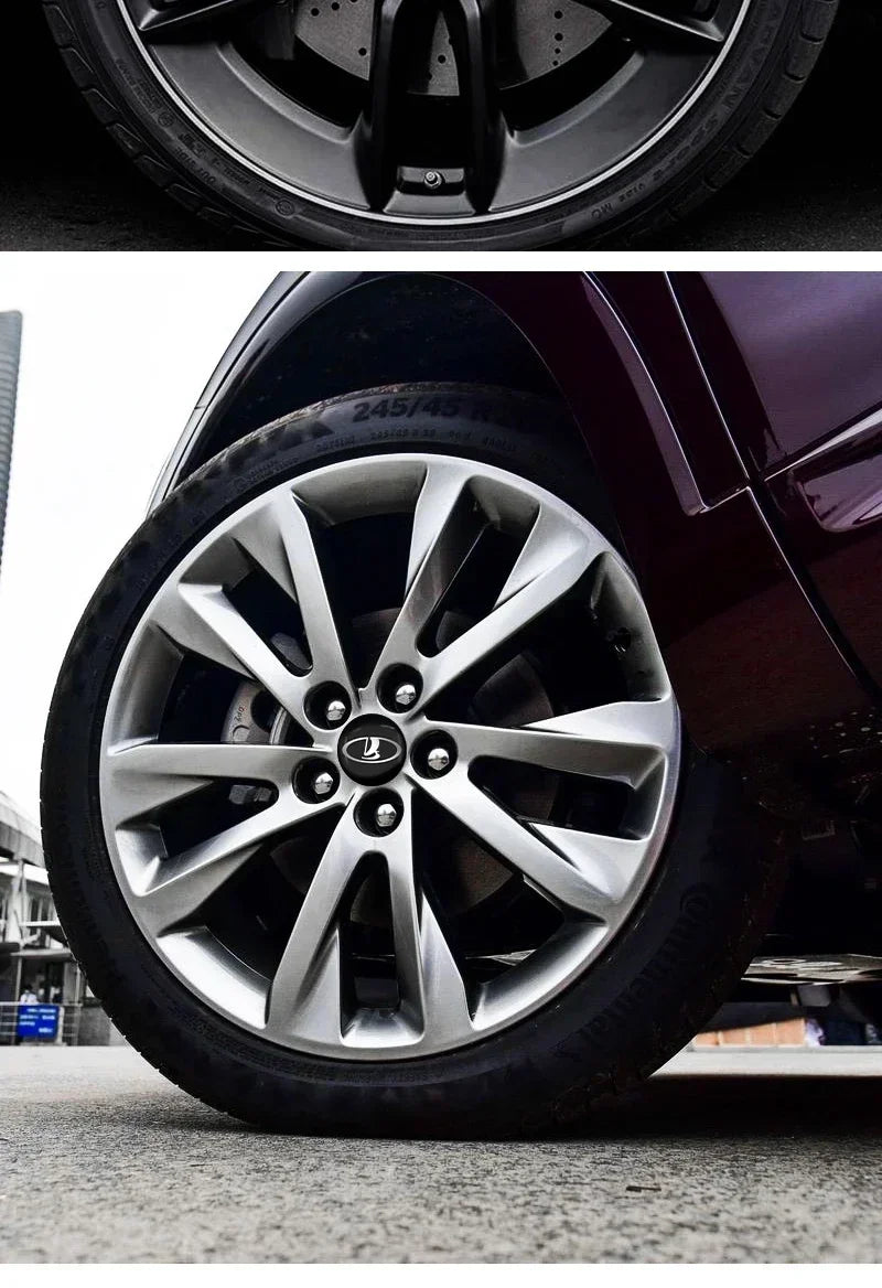 4pcs 56mm Car Logo Styling Universal Wheel Hub Center Rim Caps For Lada Niva 4X4 2121 Juguete 1/24 2110 Shirt 1600 Granta Kalina