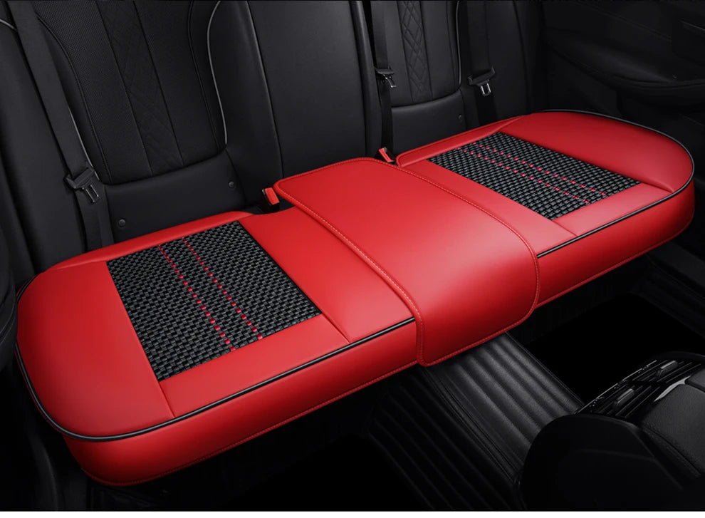 Leather Front Car Seat Protectors Covers Cushion Luxury Waterproof For i40 g30 nissan qashqai j10 kicks aveo byd sealion 6