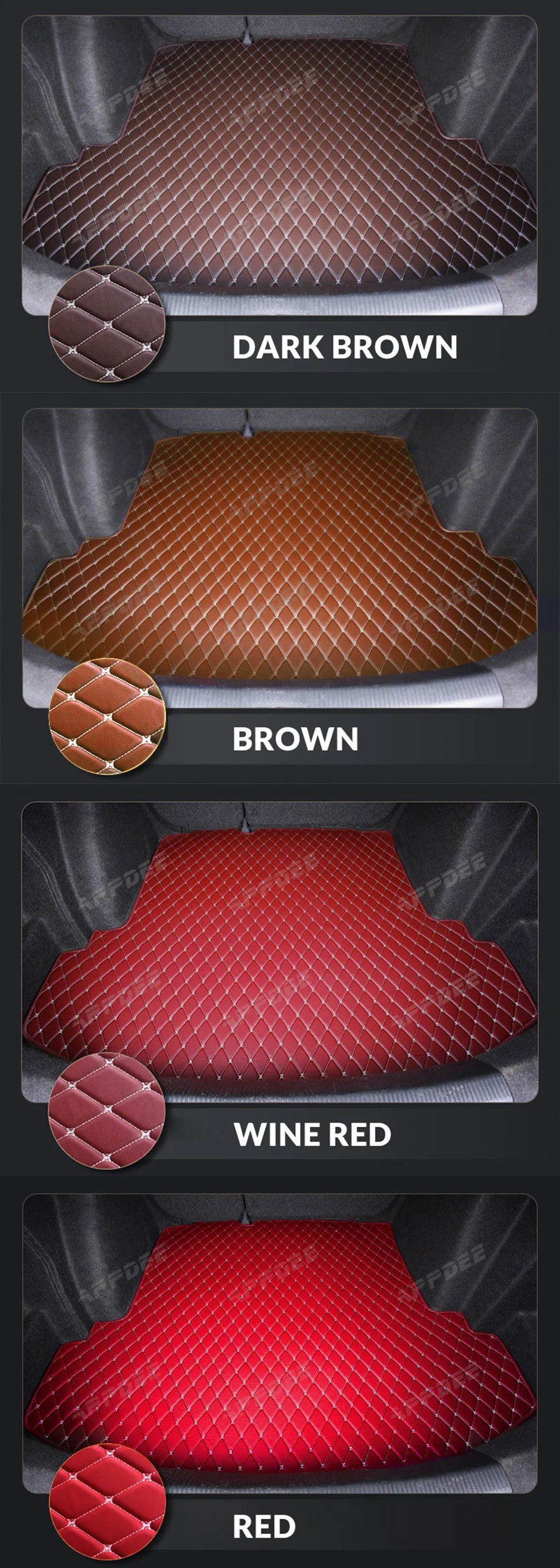 Car Trunk Mat For VOLKSWAGEN VW CC 2010 2011 2012 2013 2014 2015 2016 2017 2018 Custom Car Accessories Auto Interior Decoration