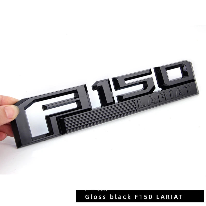 2PCS ABS Car sticker emblem accessories auto decal badge styling for Ford F-150 raptor xlt lARIAT   Logo