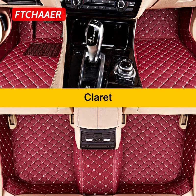 FTCHAAER Custom Car Floor Mats For Audi Etron Q4 e-tron Q5e-tron Auto Carpets Foot Coche Accessorie