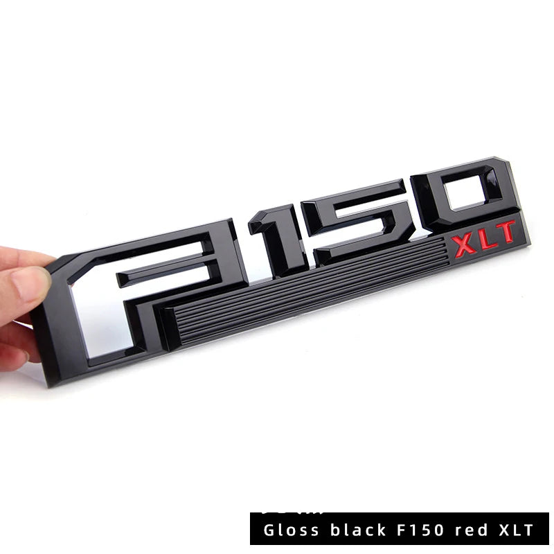 2PCS ABS Car sticker emblem accessories auto decal badge styling for Ford F-150 raptor xlt lARIAT   Logo