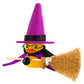 Car Decoration Rubber Duck Halloween with Magic Hat Cloak Broom Sunglasses Necklace for Car Ornaments Home Table Decor