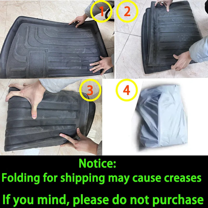 For Nissan Bluebird Altima U13 Accessories 1992~1997 Auto Trunk Mat Floor Tray Liner Cargo Boot Carpe Waterproof Anti-slip EVA