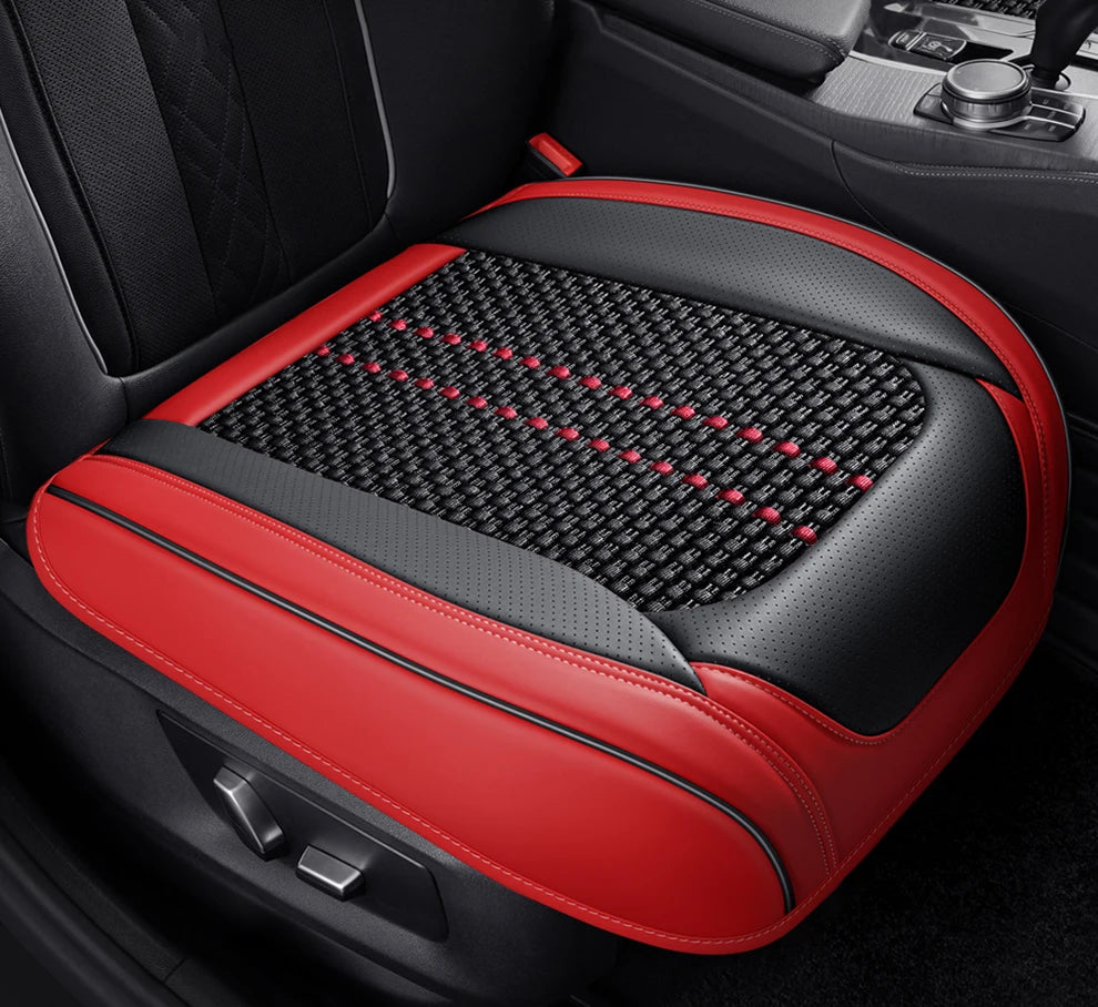 Leather Front Car Seat Protectors Covers Cushion Luxury Waterproof For i40 g30 nissan qashqai j10 kicks aveo byd sealion 6