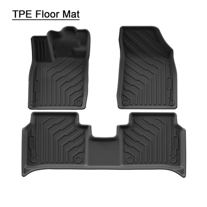For VW ID.4 ID4 CROZZ 2021 2022 2023 2024 2025 TPE Floor Mats Rear Trunk Mats Layer Foot Pads Salon Carpet Full Cover LHD