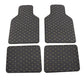 Car Floor Mats 4 Pcs Universal PU Leather Floor Mats Liners For Cars Truck SUV Front Rear Mats Foot Pad Car Accessories