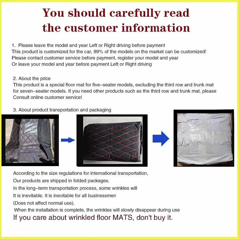 Car Floor Mats 4 Pcs Universal PU Leather Floor Mats Liners For Cars Truck SUV Front Rear Mats Foot Pad Car Accessories