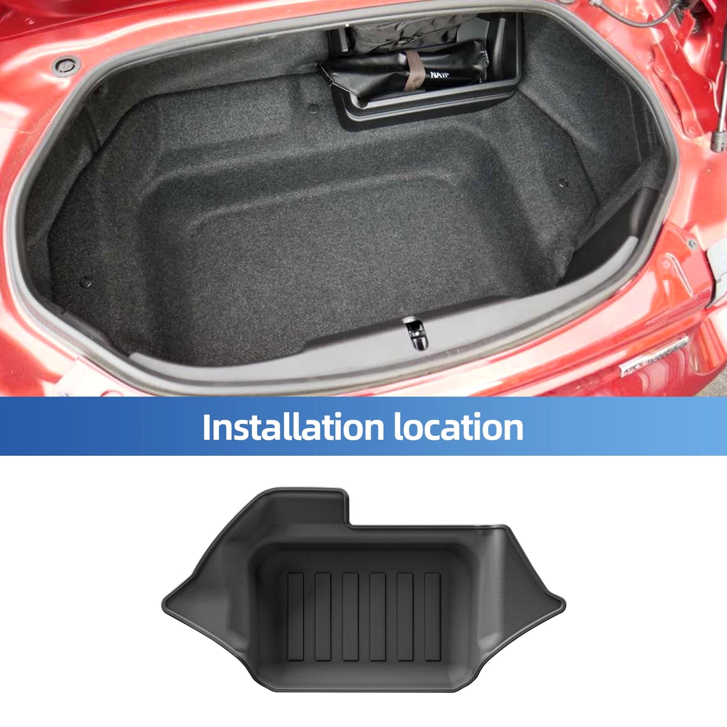 for Mazda MX-5 Miata MX 5 Mazda Roadster 2016 -2024 TPE 3D Car Trunk Pad Cargo Liner Interior Interior Trunk Mat Protective Mat