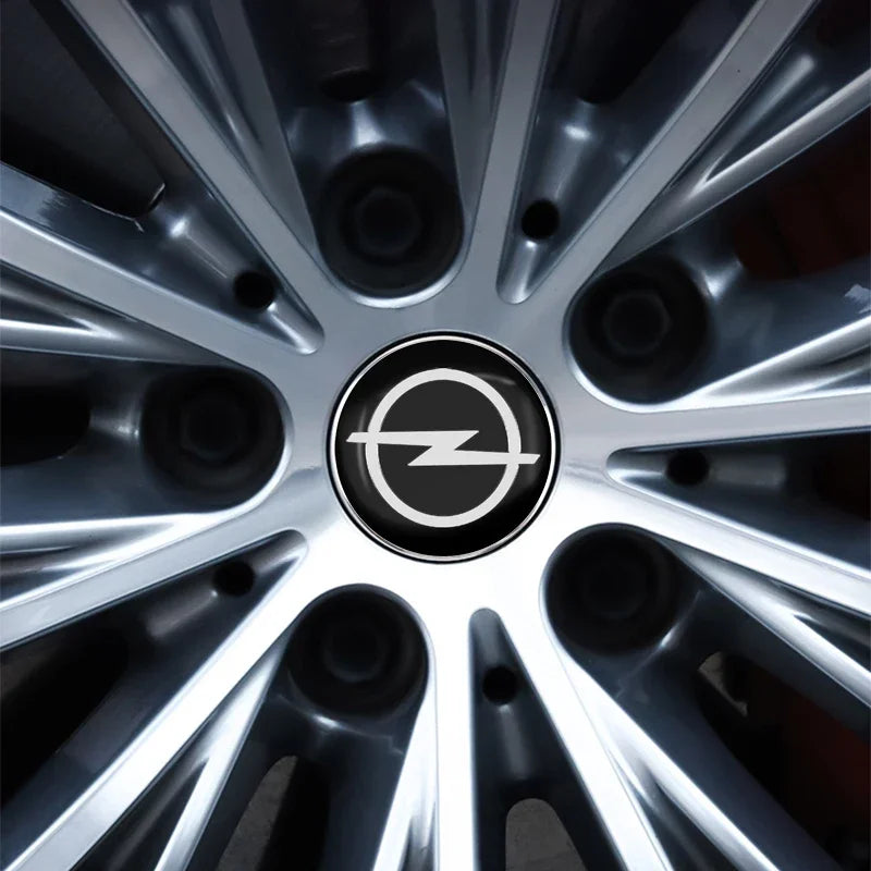 60mm Metal Car Wheel Hub Covers with Exquisite Stickers For Opel Insignia Astra Antara Meriva Zafira H G Cors