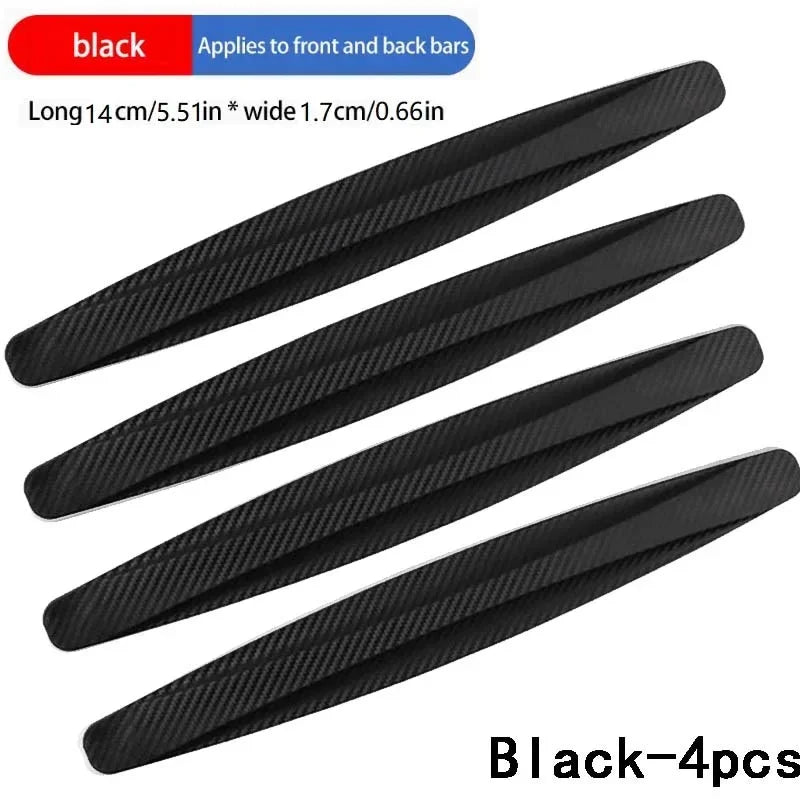 2pcs Universal Anti-Collision Protector Stickers, Car Front and Rear Corner Bumper Guard, Anti-scratch Strips, Car Accessories