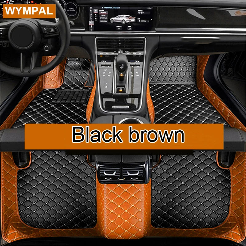 Custom Automotive Car Floor Mats For VW Jetta MK6 2011 2012 2013 2014 2015 Auto Luxury Leather Men Women Car Mats Full Coverage
