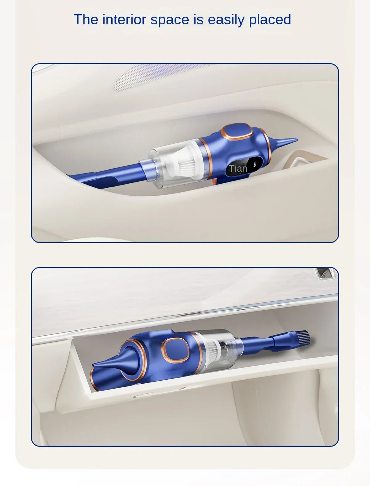 9500000Pa Automobile Vacuum Cleaner 5 in1 Wireless Vacuum Cleaner Car Handheld Strong Dust Collector Car Office Home Appliances