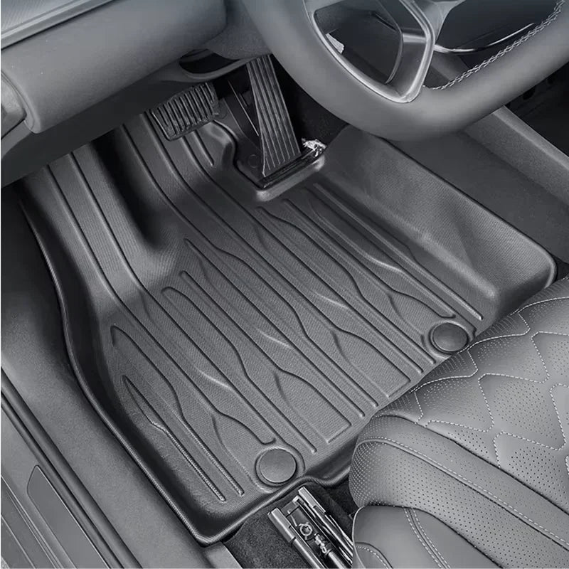 For BYD SEALION 7 2024 2025 TPE Car Floor Mats and Cargo liners, All Weather Waterproof RHD&LHD Backrest Mats Trunk Mats