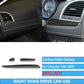 For Chrysler 300 300C 2015-2021 Carbon Fiber Center Console Dashboard Panel Interior Cover Stickers Auto Trim Car Accessories