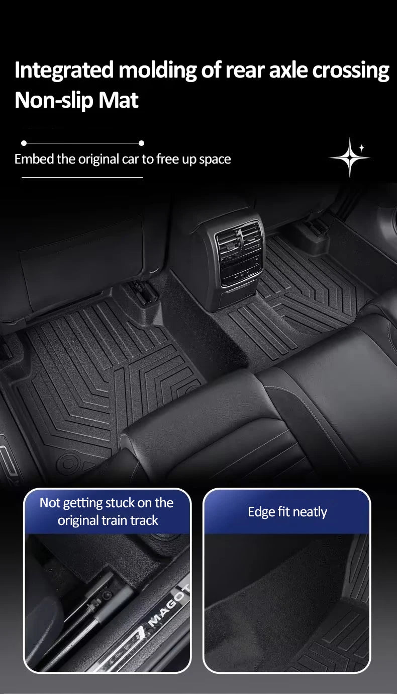 for Tank 500 Accessories Hi4-T 2022 2023 2024 LHD TPE Car Floor Mats Foot Liner Storage Pads Custom Waterproof Rug Accessories