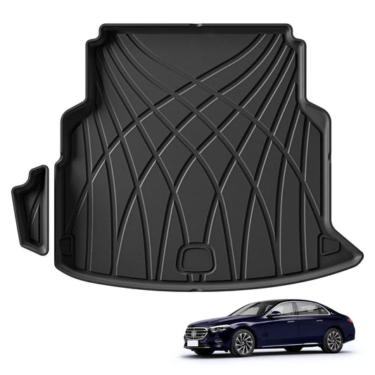 for Benz E-Class 2024 2025 TPE 3D Car Cargo Liner Trunk Pad Waterproof Protective All Weather Black