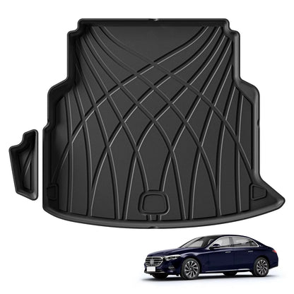 for Benz E-Class 2024 2025 TPE 3D Car Cargo Liner Trunk Pad Waterproof Protective All Weather Black
