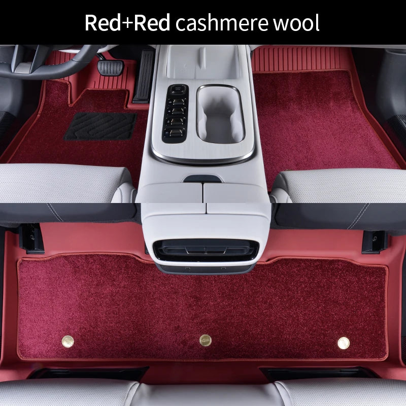 Luxury All-weather Double-layer Multicolored TPE Car Floor Mat Specifically Designed for Bestune T55