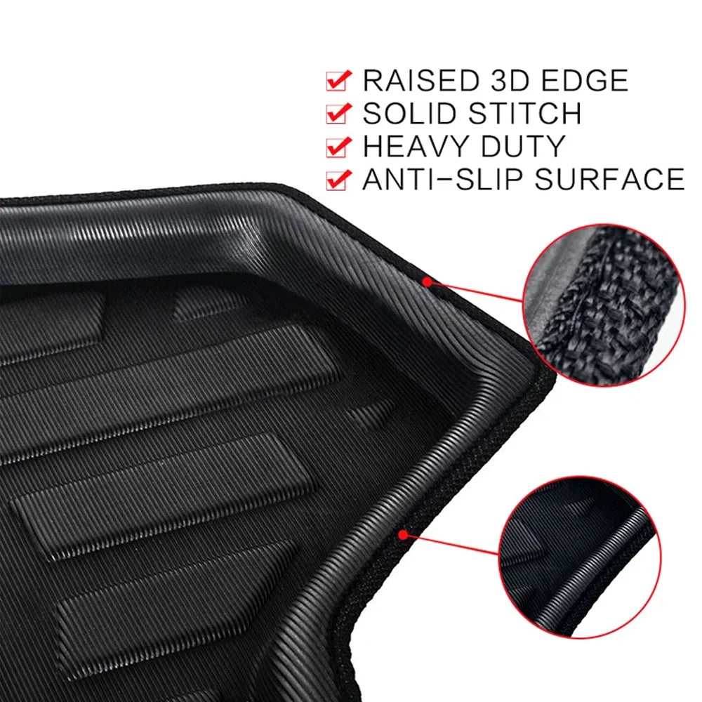 for Geely Boyue L Starray FX11 Atlas 2023~2025 Car Trunk Mat Boot Liner Cargo Floor Carpet Waterproof Cover Pad Part Accessories