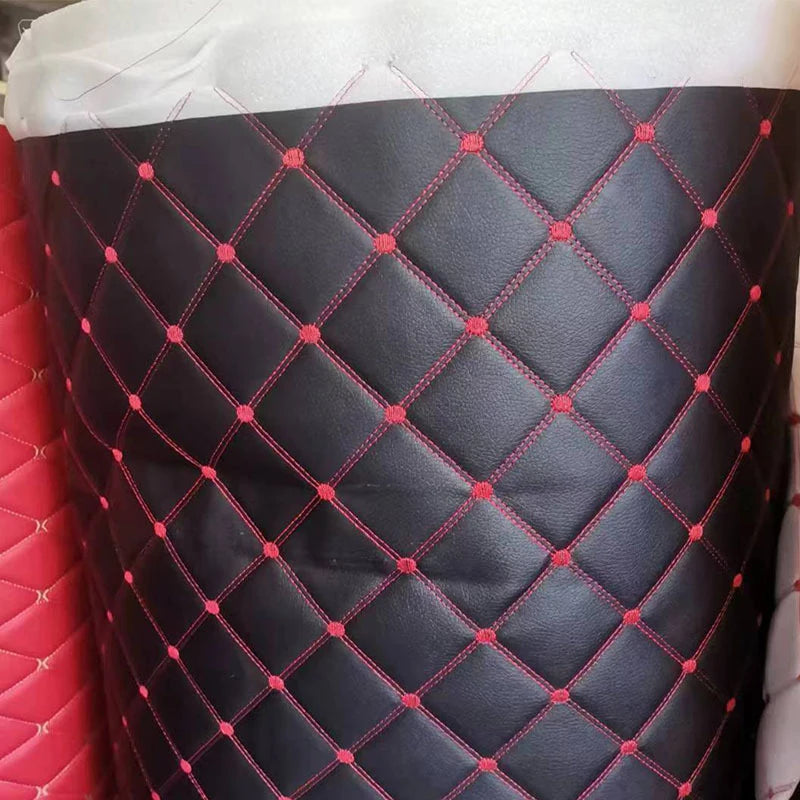 100*155cm Thick Artificial PU Leather Fabric For Upholstery Furniture Car Floor Background Wall Sliding Door Decor Faux Leather