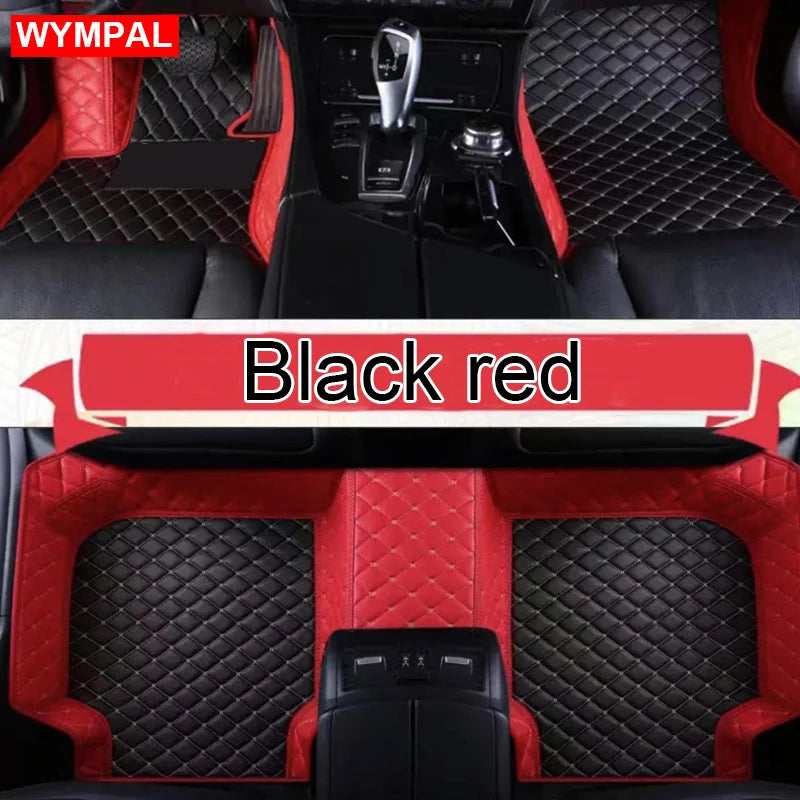 Custom Automotive Car Floor Mats For VW Jetta MK6 2011 2012 2013 2014 2015 Auto Luxury Leather Men Women Car Mats Full Coverage