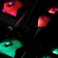 1-4LED ambient light, car interior floor light, connected to ACC power supply 12V RED WHITE 6000K BLUE YELLOW GREEN PINK