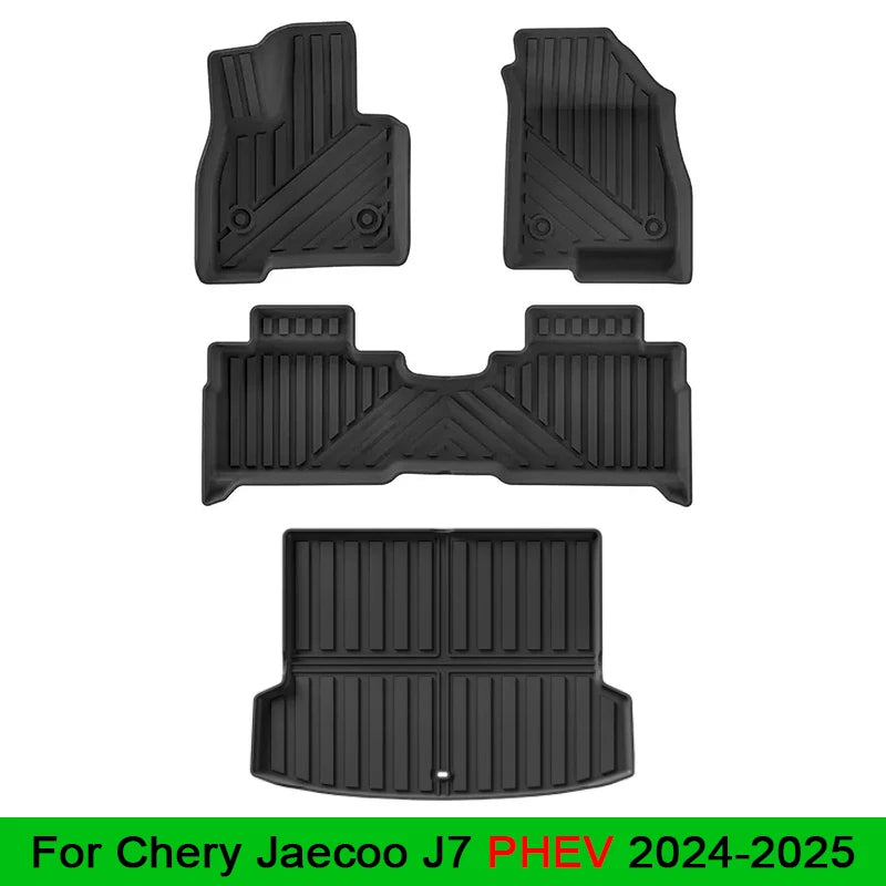 for Chery Jaecoo J7 2023 2024 2025 Floor Mats Car Mat TPE Waterproof Foot Mat Full Covers Accessories Specialized