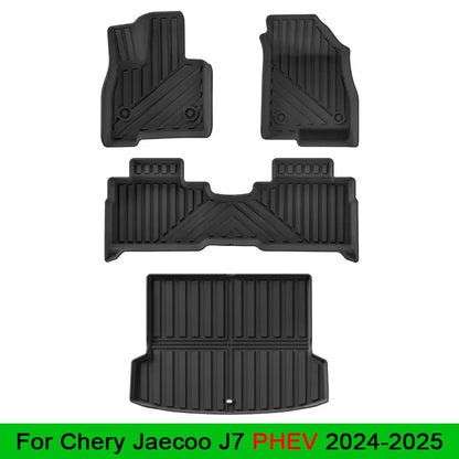 for Chery Jaecoo J7 2023 2024 2025 Floor Mats Car Mat TPE Waterproof Foot Mat Full Covers Accessories Specialized