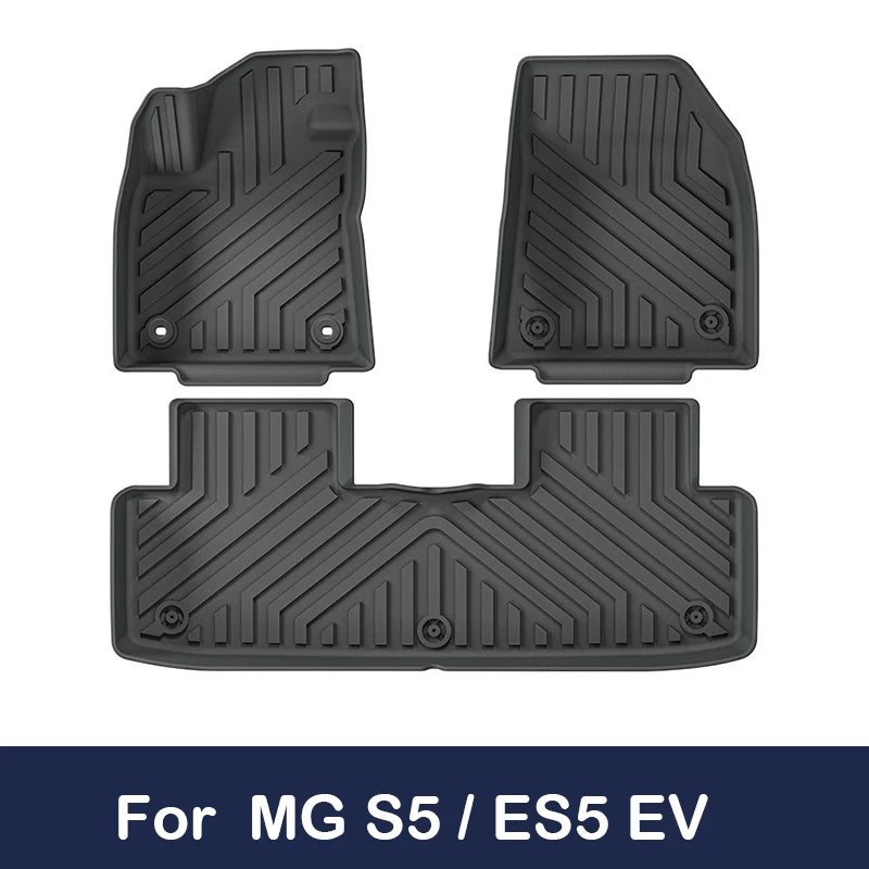 TPE Car Floor Mats For MG S5 ES5 2025-present Trunk Mat Waterproof Non-slip Foot Pad Trunk Protector Pad Carpet Boot Liner Tray
