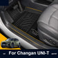 For Changan UNI-T 2020-2023 Car Interior Protection Full Surround Carpet Threshold TPE Car Floor Mat Accessories