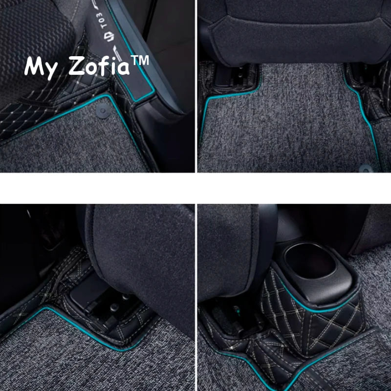 For Leapmotor T03 2023 2024 2025 Car Custom floor mat Carpet Cover Waterproof Non-slip Protector Floor Mats Interior Accessories