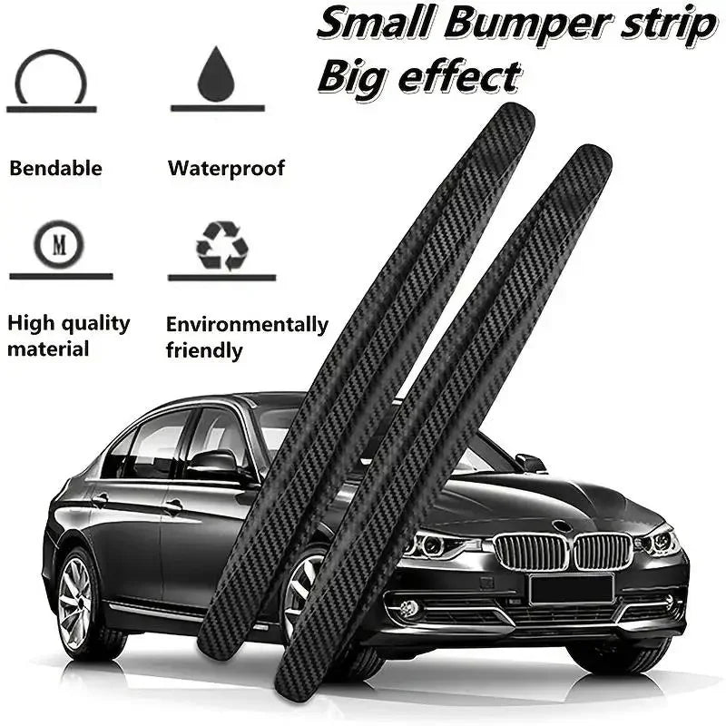 2pcs Universal Anti-Collision Protector Stickers, Car Front and Rear Corner Bumper Guard, Anti-scratch Strips, Car Accessories