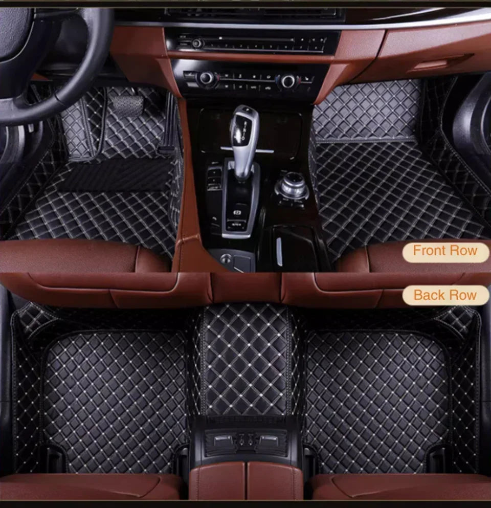 Custom Car Floor Mats For Porsche Taycan 2019 2020 2021 2022 2023 Anti-slip Wear-resistant Auto Carpets Foot Coche Accessories