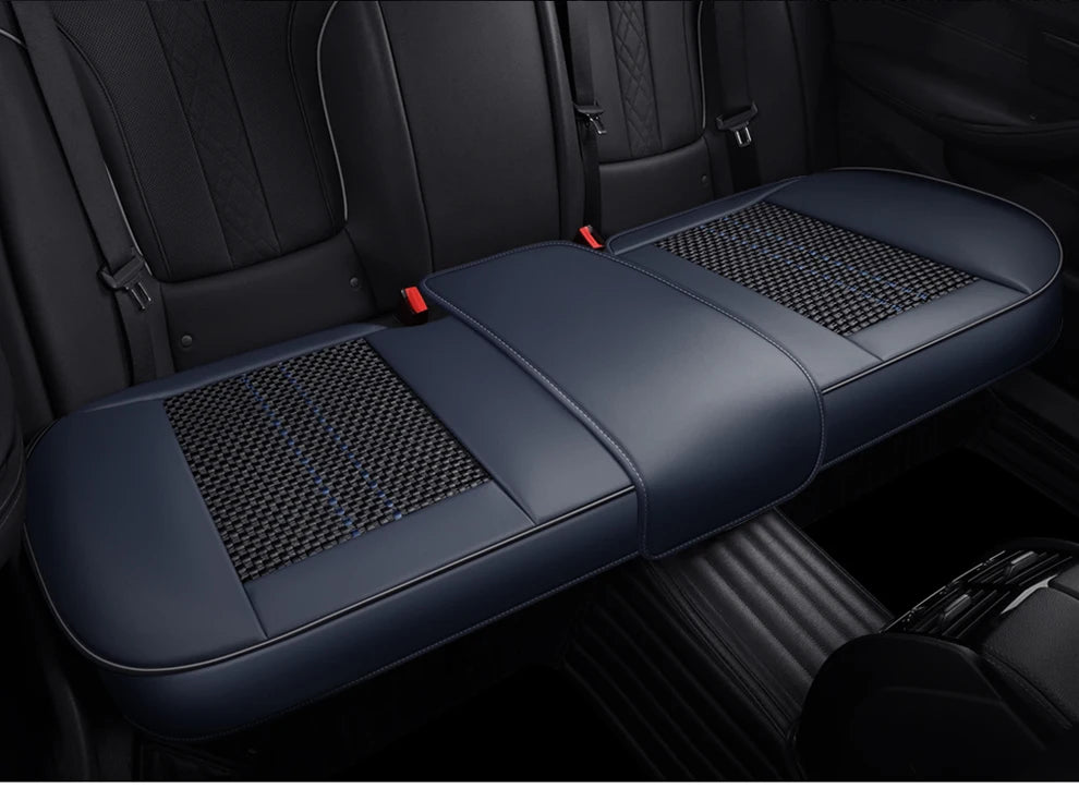 Leather Front Car Seat Protectors Covers Cushion Luxury Waterproof For i40 g30 nissan qashqai j10 kicks aveo byd sealion 6