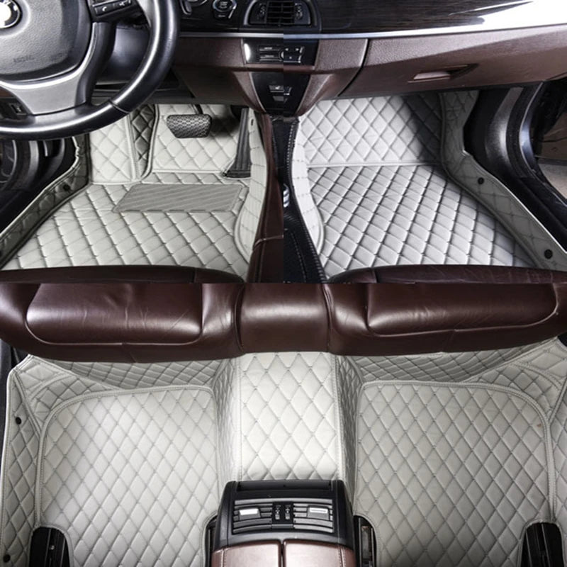 Car Foot Pads Automotive Liners For Fiat Toro 2016-2022 Protective Pad Custom Leather Auto Floor Mats Automobile Carpet Cover