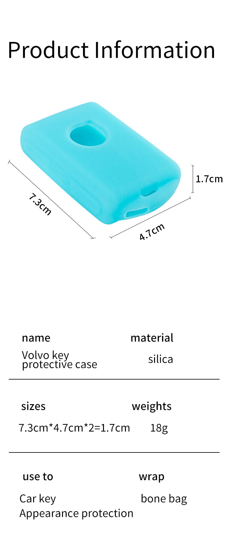 Silicone Key case for Volvo XC60 XC40 XC90 S90 V60 S60 V90 2020 Car Key Cover Case Keychain Accessories Protection Shell Skin