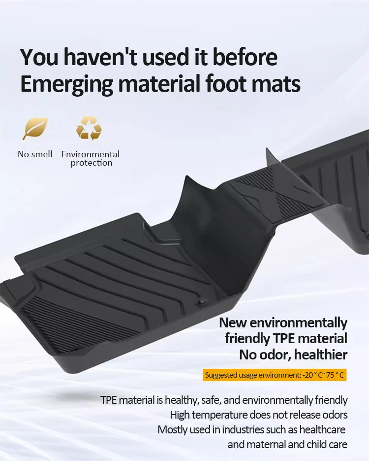 TPE Auto Floor Mats For Hyundai Ioniq 5 N Cars Accessories 2024 2025 2026 Cargo Liner Rug Foot Pad Cover Rugs Water Proof Mat