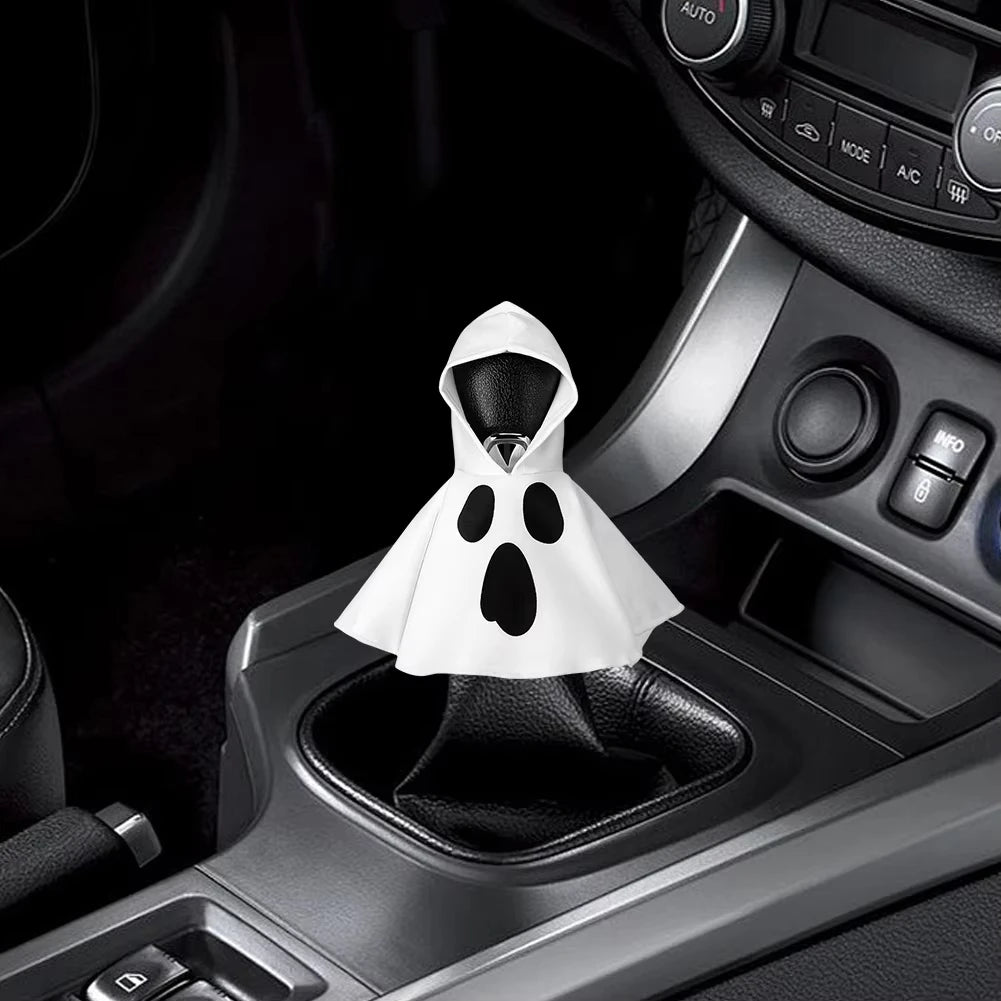 Halloween Car Gear Shift Hoodie Cover Shift Cover Gear Handle Decoration Fits Manual Automatic Car Shift Lever Interior Decor