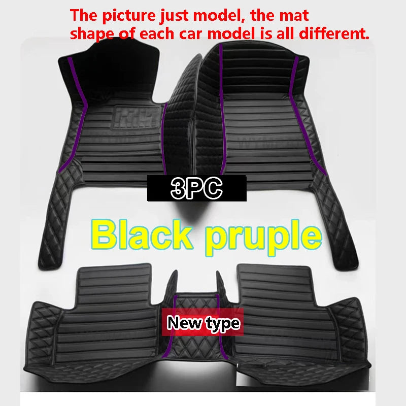 Custom Made Leather Car Floor Mats For Dacia Duster 2010 2011 2012 2013 2014 2015 2017 Carpets Rugs Foot Pads Accessories