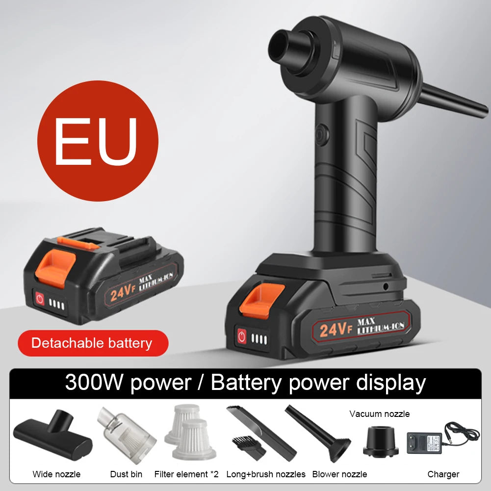 300W12000PA Strong Suction Handheld Portable Vacuum Rechargeable Mini Vacuum Cleaner Wireless Car Vacuum Cleaner Accessories