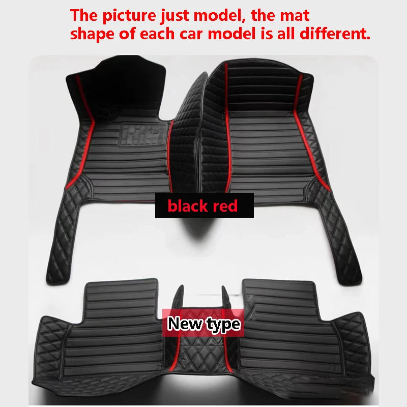 Car Floor Mats For Dacia Duster Renault Duster HM 2021~2022 Waterproof Ptotective Pads Car Mats Full Set Car Accessories