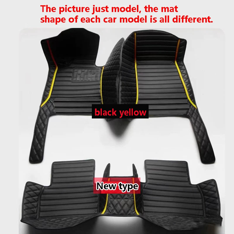 Car Floor Mats For Dacia Duster Renault Duster HM 2021~2022 Waterproof Ptotective Pads Car Mats Full Set Car Accessories