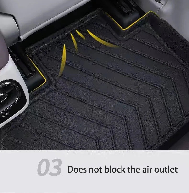 TPE Car Floor Mat For Land Rover Discovery 4 L319 LR4 2010~2016 Luxury Leather Waterproof Foot Pads LHD Carpets Auto Accessories