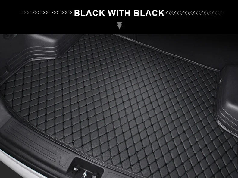 Car Trunk Mats For Peugeot 3008 2013 2014 2015 2016 2017 Auto Vehicles Cargo Liner Carpets Interior Accessories Products Covers